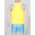 thumbnail image 5 of inhzoy Kids Girls Swimwear Racer Back Tank Top with Boyshort Tankini Set, 5 of 6