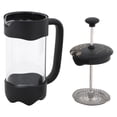 thumbnail image 2 of Any Morning FY92 French Press, 350 ml, Stainless Steel, 3-Layer Filtration, Borosilicate Glass, 11 oz, 2 of 7
