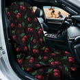 thumbnail image 2 of Uorisanigo Red Cherry Car Seat Cover Front Seats Only Washable Bucket Towel Seat Covers Auto Accessories Protectors Decor Car Sport Towel Seat Cushion for Gym Swimming Kid Pet, 2 of 8