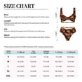 thumbnail image 4 of Kdxio Cute Squirrel Print Women's 2 Piece High Waisted Wrap Spaghetti Strap Summer Swimsuit Bikini Set-Medium, 4 of 7