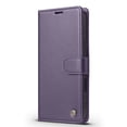 thumbnail image 3 of Allytechgroup RFID Blocking Leather Flip Wallet Cell Phone Case with 1 Case for Apple iPhone 16 Purple, 3 of 7