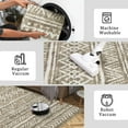 thumbnail image 3 of Hasoo Taupe Rugs for Living Room Washable 4x6 Area Rugs Moroccan Style Carpet Boho Bedroom Dining Room Throw Indoor Carpet, 3 of 6