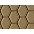 thumbnail image 1 of Ahgly Company Indoor Rectangle Patterned Caramel Brown Area Rugs, 5' x 7', 1 of 6