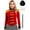 Red, variant on TiaoBug Womens Circus Jacket Coat Magic Show Outerwear Party Cosplay Costume with Accessories Set Black 3XL