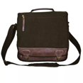 thumbnail image 3 of Classic Euro-Style Messenger Bag - Khaki, 3 of 10
