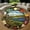 Landscape, variant on Circle Area Rug, Space Needle Seattle Washable Non-Slip Floor Carpet, Soft Rug for Living Room Bedroom Decor 24 Inch