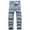 1#Light Blue, variant on Bazeneo Men Jeans Regular Fit Jeans with Pockets Ripped Quilting Jean Trouser Frayed Patchwork Denim Trousers Baggy Stacked Hip Hop Pants Straight Wide Leg Daily Wear for Teen Boys