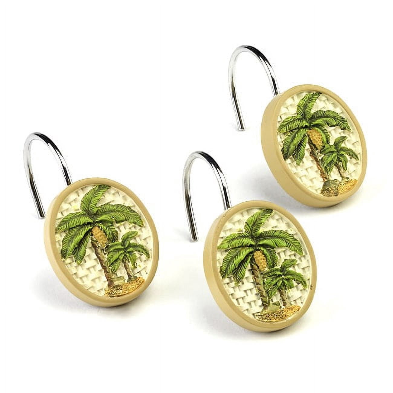 Colony Palm Shower Hooks Ivory
