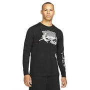 Men's Jordan Black/White Long Sleeve T-Shirt - L