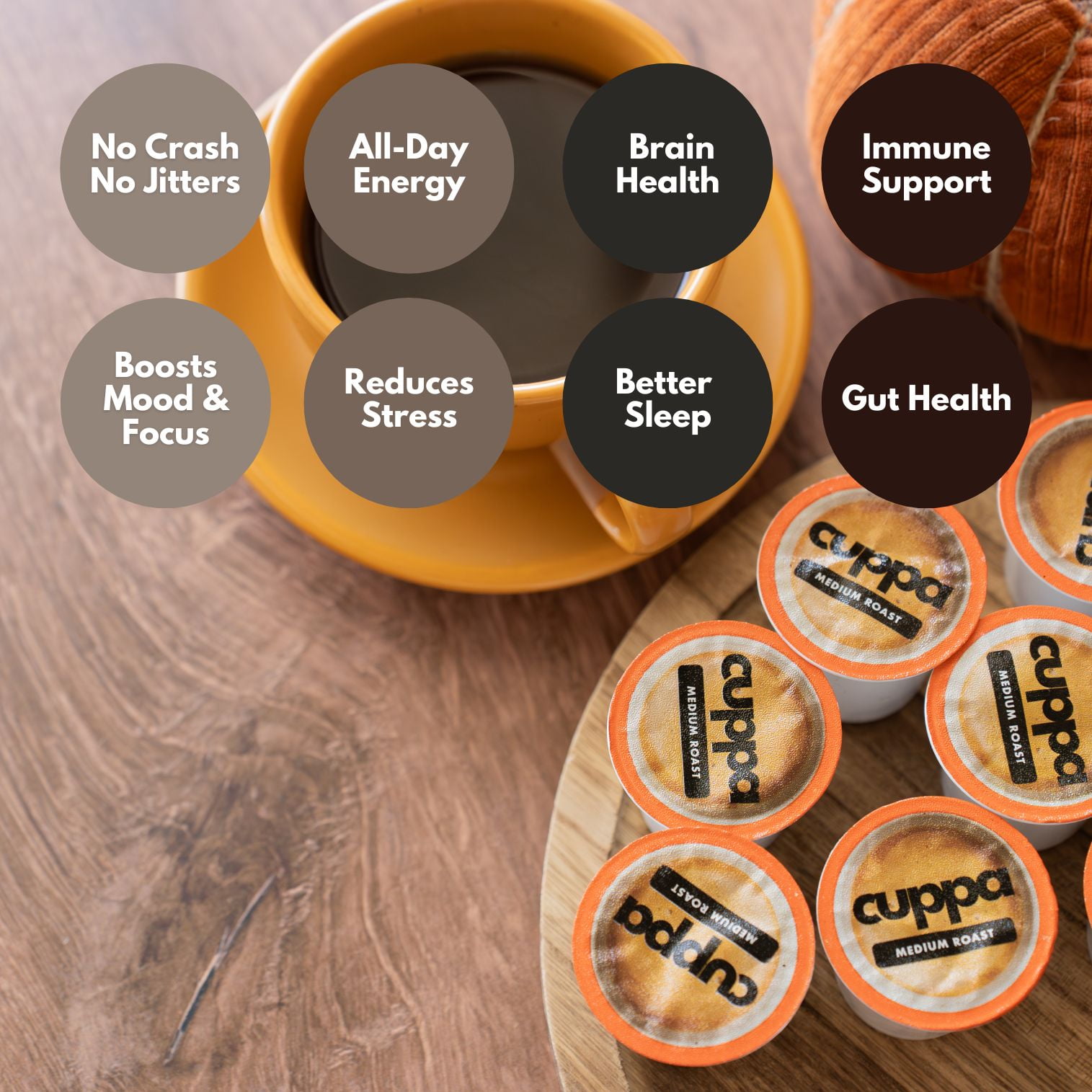 Original Medium Roast Healthy Coffee 24ct Single Serve Pods