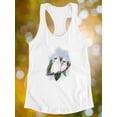 thumbnail image 3 of Pastel Parrots Iv Racerback Tank Women -John Gould Designs, Female x-Small, 3 of 4