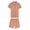 Georgia Peach, variant on Saint Eve Kids Boys 2-Piece Terry Set – Short Sleeve Notch Collar Top and Pull-On Shorts with Pockets – Lightweight Relaxed Fit Summer Outfit or Swim Cover-Up, Orange, 5T