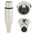 thumbnail image 3 of 2 uds Mini XLR 3pin Mini XLR 3pin hembra a XLR 3pin hembra conector Adaptador de Audio, 3 of 14
