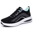 thumbnail image 6 of Womens Shoes Sneakers, Womens Shoes Slip On, Womens Sneakers Air Cushion Running Shoes Lightweight Tennis Walking Shoes Mesh Breathable Gym Work Fashion Sneakers Athletic Comfortable Casual, Black 6, 6 of 6