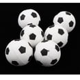 thumbnail image 3 of 6 pelotas elásticas de espuma EVA para fútbol, ​​sóftbol y deportes de interior. Blanco, 3 of 9