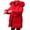 Red-01, variant on HTNBO Womens Parka Casual Long Outwear Winter Hooded Coat Female Winter Jacket Women Winter Down Cotton Jackets Coats