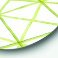 thumbnail image 3 of Designart 'geometric Green Triangle II' Geometric Metal Circle Wall Art - Disc of 36, 3 of 5
