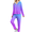 Pink, variant on Tracksuits for Women Set Zip Up Hoodie Jacket Pants Sweat Suits Gradient Color 2 Piece Workout Sets Airport Travel Outfit Women