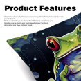 thumbnail image 2 of Frog Set of 2 Velvet Throw Pillow Covers with Unique Patterns in 16x16, 18x18, 20x20 Inches for Throw Pillow Inserts for Various Occasions, 2 of 6