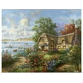 thumbnail image 1 of Great BIG Canvas | Rolled Nicky Boehme Poster Print entitled Seacove Cottage, 1 of 4