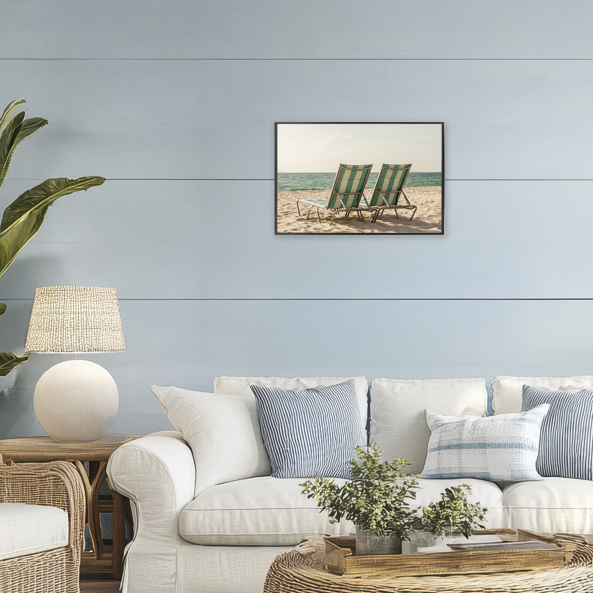 Stupell Industries Invitation To Relaxation Black Framed Giclee Art, design by Elena Chukhlebova