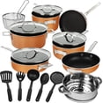 thumbnail image 1 of Gotham Steel Stackmaster Nonstick Pots & Pans Set, 17 Piece Stackable Cookware Set, 1 of 2