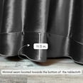 thumbnail image 4 of 120 Inch Round Velvet Tablecloth - Black, Wedding Linen Tablecloth for Standard 5 ft. Round Tables, 4 of 5