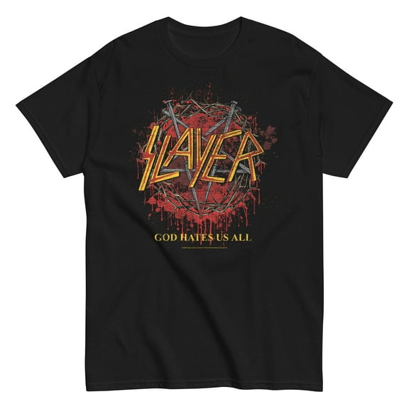 Slayer - God Hates Us All Unisex T-Shirt - Black - Small