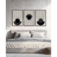 thumbnail image 5 of SHENIFY Boho Wall Art Framed Abstract Decor Bohemian Canvas Prints Ready to Hang - 24x36in3pcs Black Framed, 5 of 9