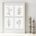 thumbnail image 2 of PixonSign Frameless Wall Art Watercolor Cherry Blossoms & Daisy Prints, Flowers Adhesive Canvas Poster, Set of 4 Nature Wilderness Wall Decor, Botanical Floral Home Wall Décor - 11"x14", 2 of 5