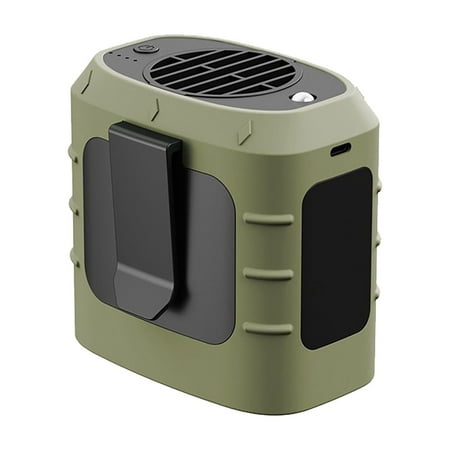 

XZZjjl 3C Mist Fan Personal Waist Fan 8000Mah Battery Powered 3 Speeds Portable Waist Clip Fan Rechargeable For Hiking