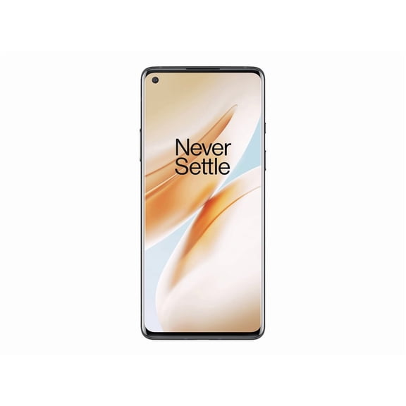 OnePlus 8 - Smartphone - 5G NR - 128 GB - 6.55" - 2400 x 1080 pixels (402 ppi) - Fluid Amoled - RAM 8 GB (16 MP front camera) - 3x rear cameras - OxygenOS - T-Mobile - onyx black