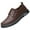 Brown, variant on TIREOW Men's Genuine Leather Oxford Classic Round Toe Casual Fashion Shoes Lace Up Lug Sole Soft Bottom Business Work Dress Shoes Comfort Oxfords Dress Shoes