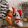thumbnail image 2 of Medias navideñas a granel personalizadas, suministros de decoración, medias navideñas para perros y mascotas, bolsa colgante de regalo para dulces para niños, 2024, 2 of 4
