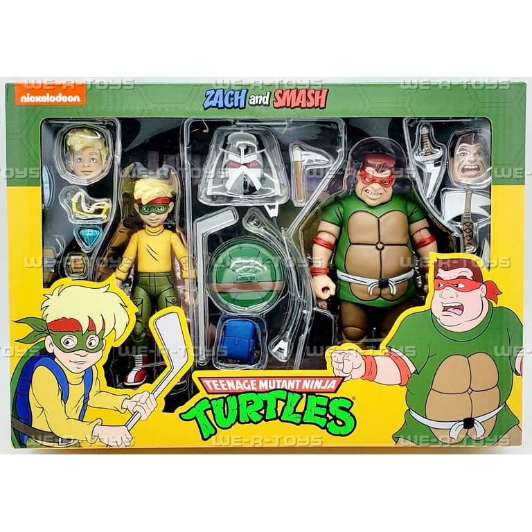 NECA Teenage Mutant Ninja Turtles Zach & Smash Action Figures Set