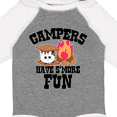 thumbnail image 4 of Inktastic Campers Have Smore Fun Boys or Girls Long Sleeve Baby Bodysuit, 4 of 5