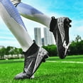 thumbnail image 5 of Outdoor Sports Men's Soccer Cleats Indoor Turf Lightweight Performance Training Soccer Shoes Soft Ground Athletic Football Boots, 5 of 7