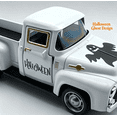 thumbnail image 4 of MInHoues 4.9 Inch Halloween White Vintage Metal Truck with 3 Mini Ghosts Ornament，Farmhouse Halloween Centerpieces for Table Home Mantel Pumpkin Tiered Tray Decor Party Gift, 4 of 9