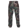 thumbnail image 2 of Rothco Pantalon Vintage Vietnam Fatigue Rip-Stop - Camouflage Woodland, Moyen, 2 of 5