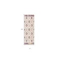 thumbnail image 3 of 2â€™ x 10â€™ White Berber Pattern Runner Rug, 3 of 5