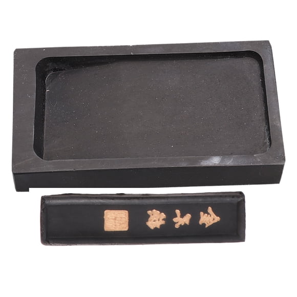 OUNONA 1 Set Chinese Inkslab with Ink Stick for Students and Teachers in Multi Color