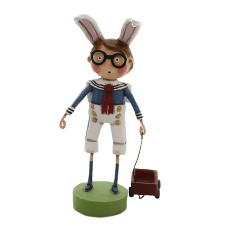 Lori Mitchell WARDY'S WAGON Polyresin Easter Ears Glasses Sailor Suit
