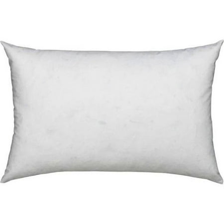 100% Cotton Cover Highest Quality, Feather & Down Pillow, Best use for Decorative Pillows & for Firm Sleepers, Dust Mite Resistant (not polyester (Best Way To Hump A Pillow)