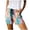 Orange, variant on Bike Shorts Women Comfy Tie-Dye Drawstring Elastic Waist Pockets Skorts for Woman,Blue,S