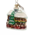 thumbnail image 2 of Christopher Radko Dainty Alpine Frostville Glass Ornament Inn House Christmas, 2 of 2