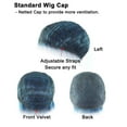 thumbnail image 4 of HPO Adult Women's Black Color Curly Shoulder Length Trendy Starry Curls Wig, 4 of 9