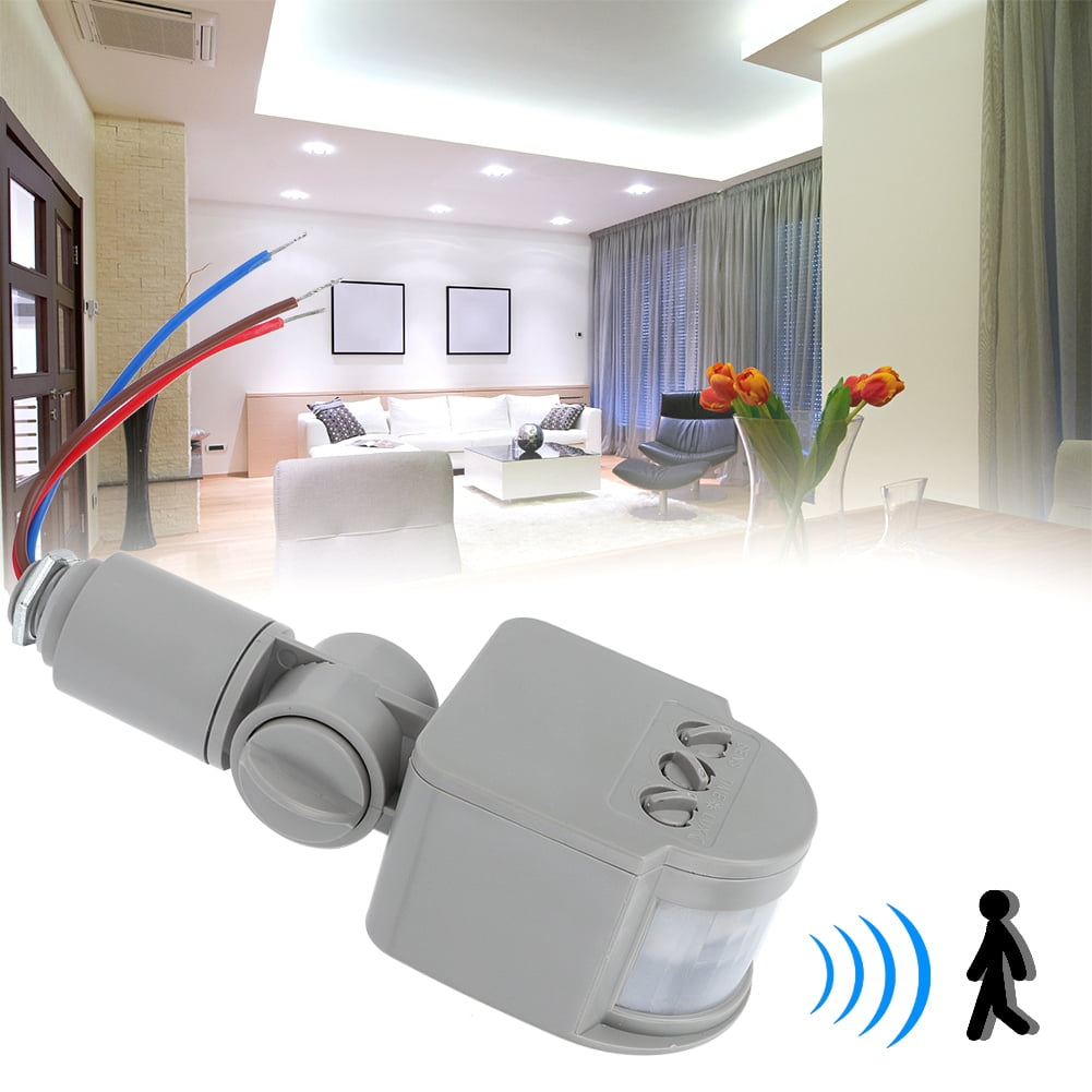 Tebru Intelligent Infrared Human Body Motion Sensor LED Light Sensor 85-265V, Infrared Sensor,Body Sensor