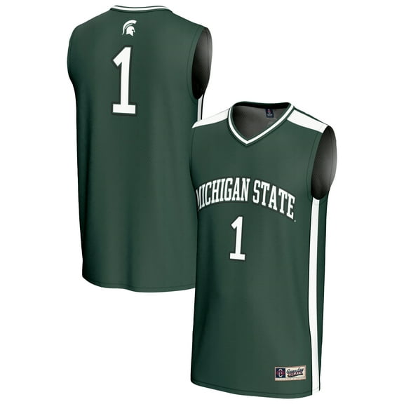 Unisex GameDay Greats #1 Green Michigan State Spartans Lightweight Collegiate Basketball Fashion Jersey