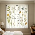 thumbnail image 4 of 2D Printed Kitchen Curtain Valance 1 Pair Short Curtain Panels Fade Resistant Easy Install For Kitchen Bedroom Bathroom Small Window, 4 of 7
