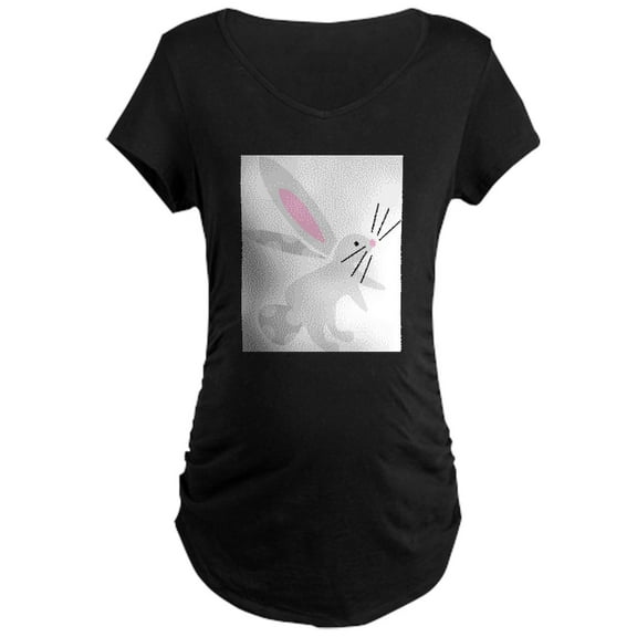 CafePress - BUNNY RABBIT Maternity Dark T Shirt - Maternity Dark T-Shirt